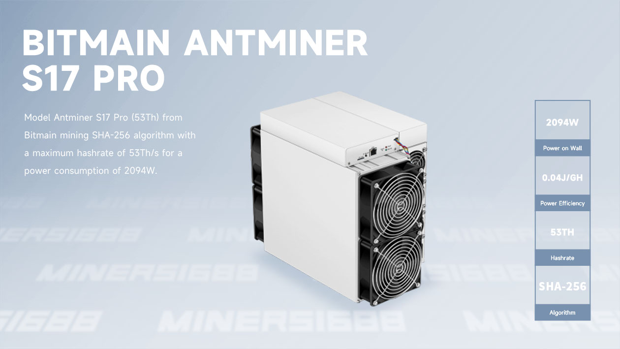 Bitmain Antminer S17 Pro