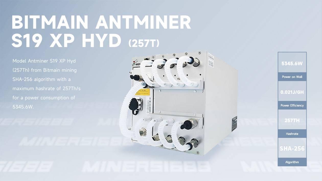 Bitmain Antminer S19 XP Hyd (257T)