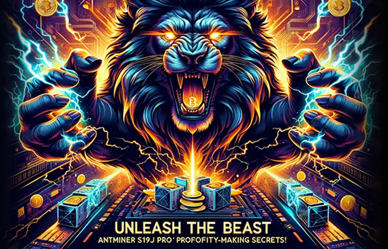 Bitmain Antminer S19j Pro, a high-performance Bitcoin mining machine with a hashrate of 104Th/s and power consumption of 3068W, designed for efficient SHA-256 mining.