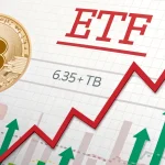 Infographic showing the impact of market volatility on Bitcoin ETF performance