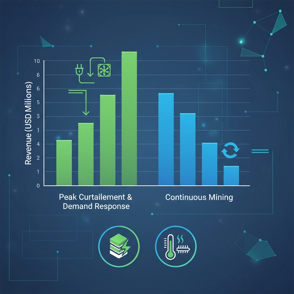 Bitcoin Mining Curtailment vs Continuous Mining Economics