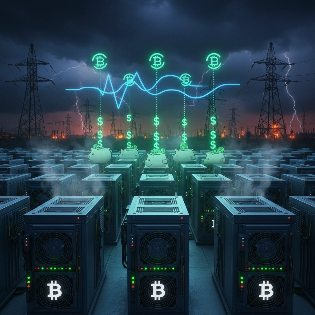 Bitcoin Mining Facility Adapts to Power Grid Signals