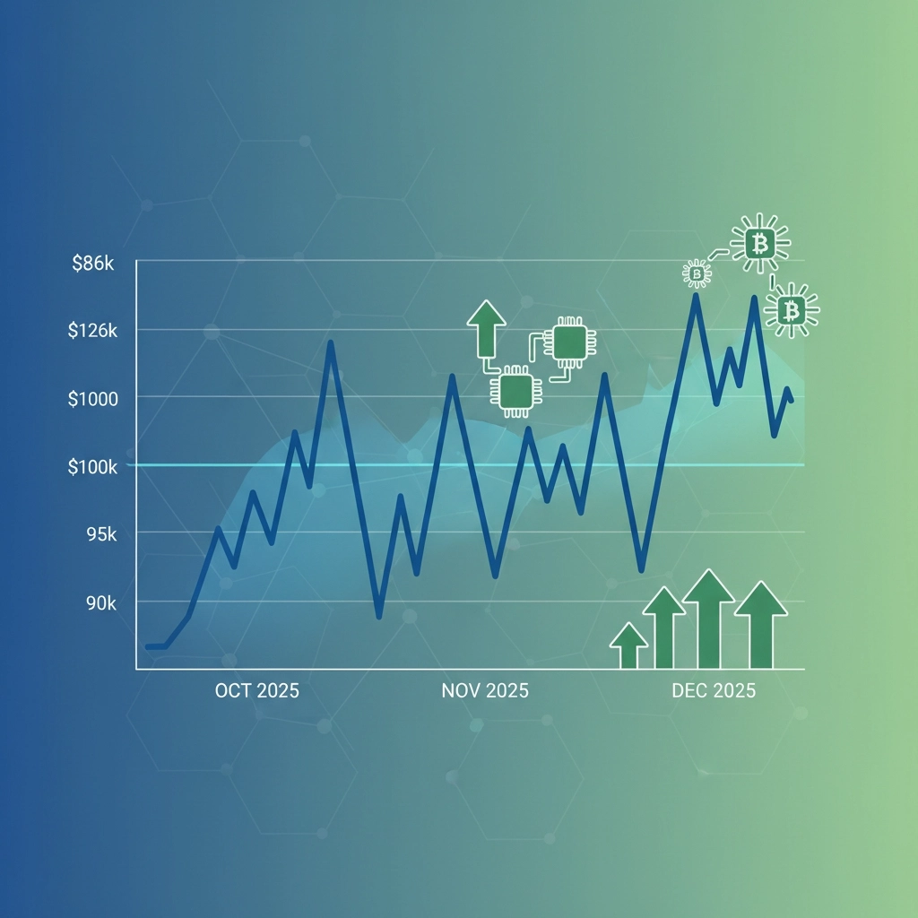 Bitcoin Price Volatility Infographic 2025
