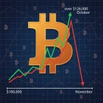 Bitcoin price volatility October November