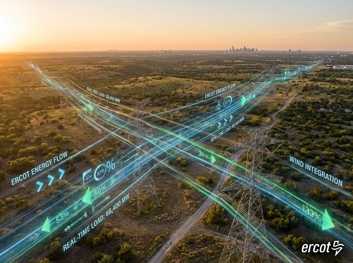 ercot smart grid energy flow